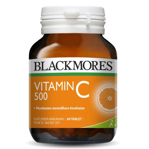 BLACKMORES VITAMIN C 500 MG Botol Isi 60 Tab - Vitamin C Tablet Sehari-Hari