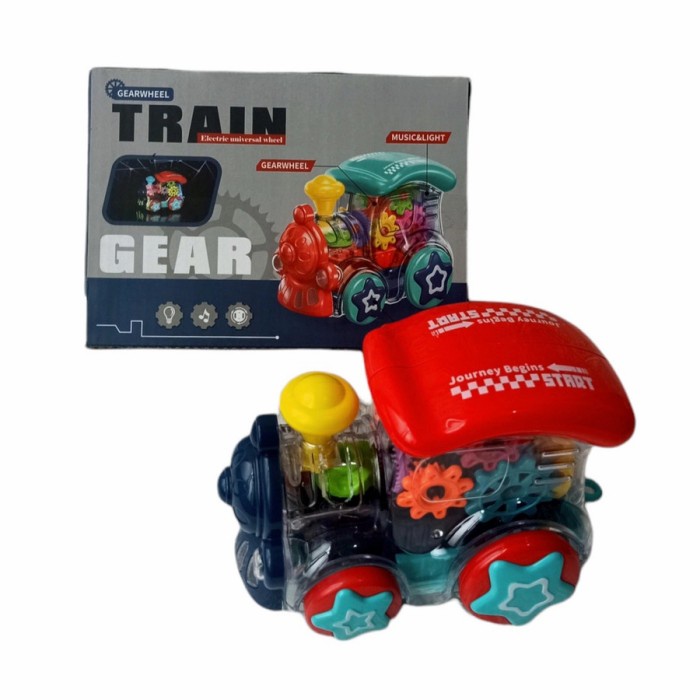 Mainan Kereta Api Anak Electric Gear Train Mainan Anak 2 3 4 5 Tahun