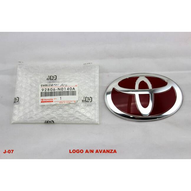 LOGO TOYOTA MERAH ALL NEW AVANZA Aksesoris Mobil