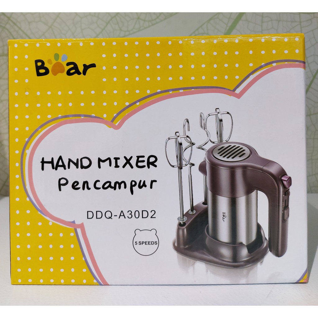 HAND MIXER 300W / MESIN PEMBUAT KUE / MIXER 5 SPEED