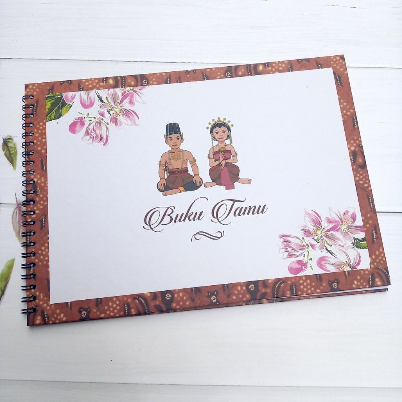

READY guest book buku tamu pernikahan acara pesta hard cover GB-06
