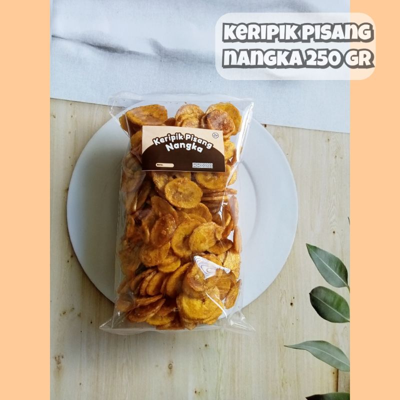 

keripik pisang nangka 250 gram renyah