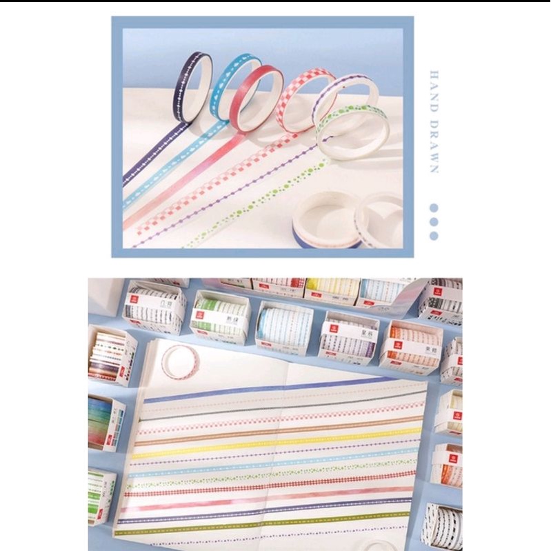 

SHARE PER ROLL Washi Tape Kawai Scrapbook Journal Deco Buku Jurnal Bujo