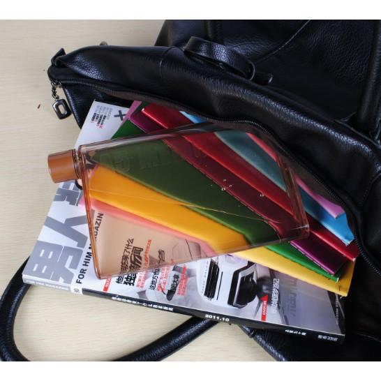 Murah MemoBottle memo bottle A5 letter water bottle botol minum 420ml HKN139   Coklat Limited