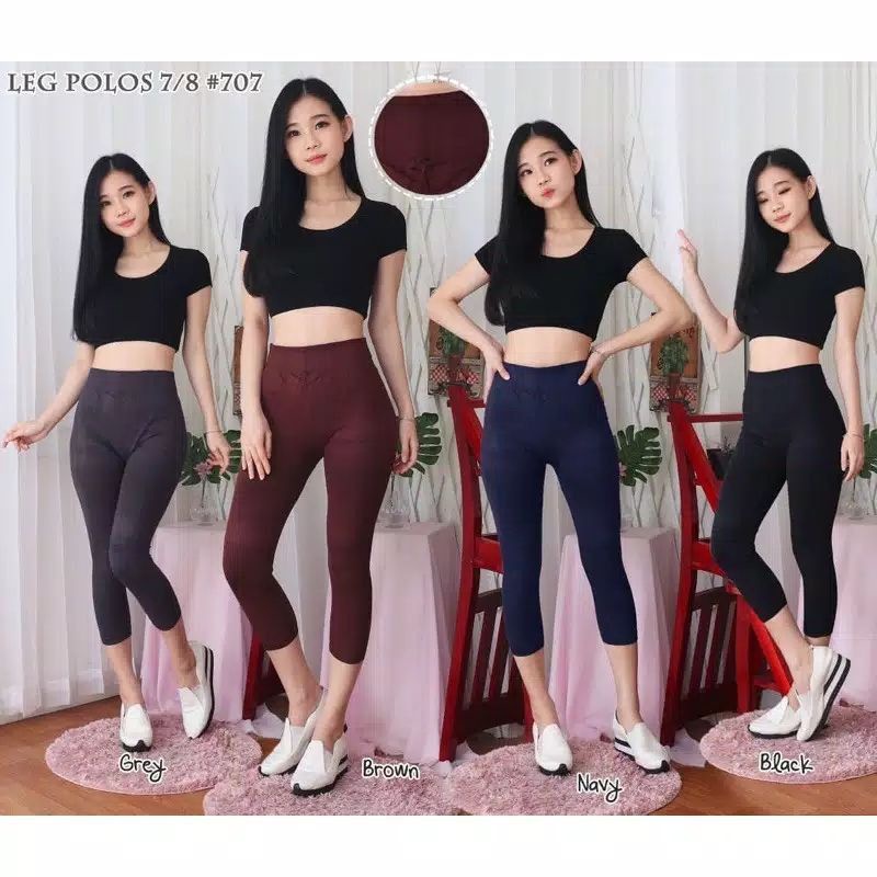 CELANA LEGGING 7/8 RAHAYU SPANDEK RAYON SUPER TEBAL IMPORT