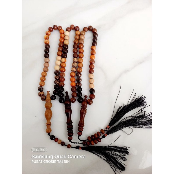 tasbih kombinasi 11 kayu bertuah tasbih kombinasi kayu asli tasbih gabungan 11 kayu tasbih 33 butir