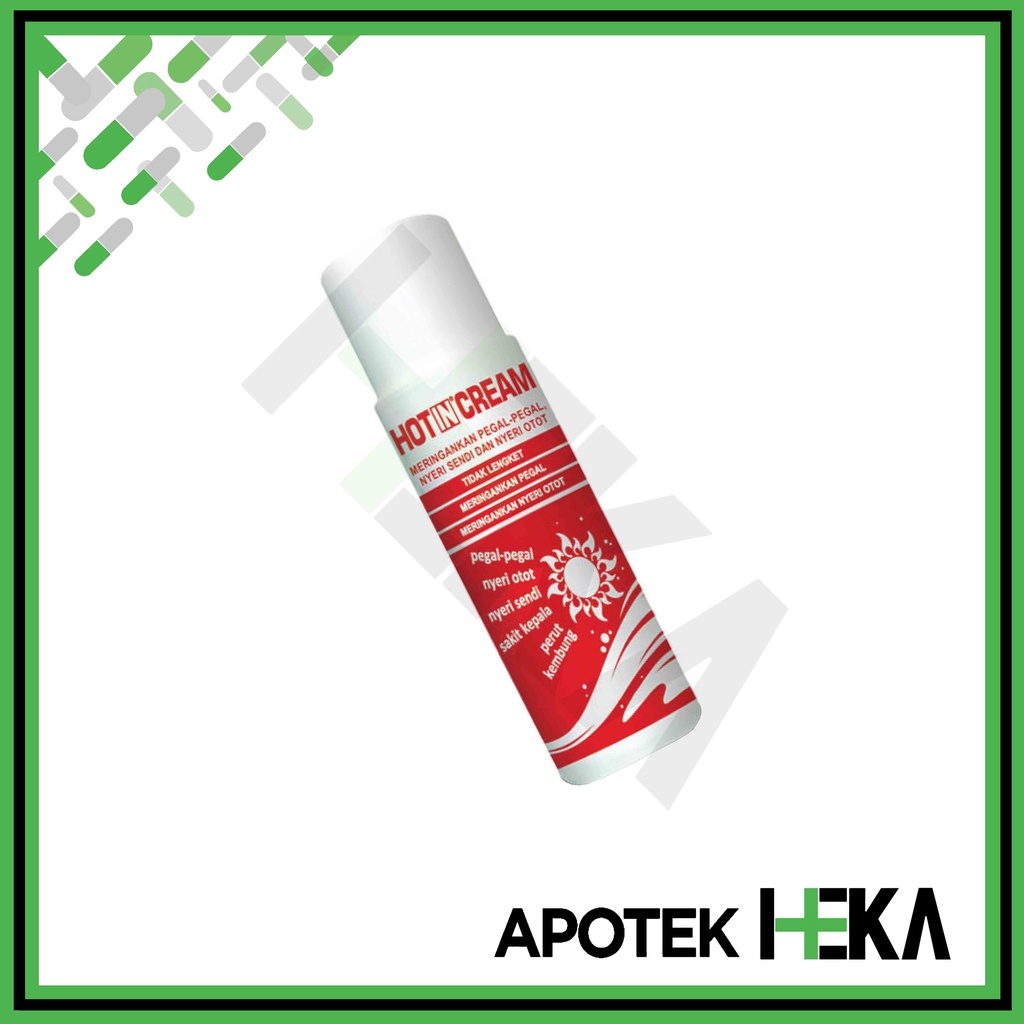 Hot In Cream Botol Putih 120 ml - Krim Pegal Nyeri Otot (SEMARANG)