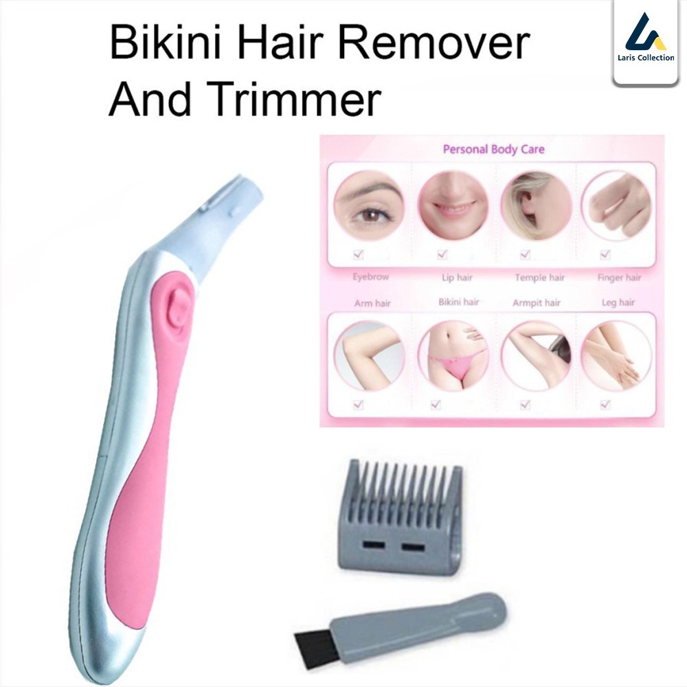 Alat Pencukur Rambut Bulu Kemaluan Wanita Serbaguna Bikini Hair Remover &amp; Trimmer