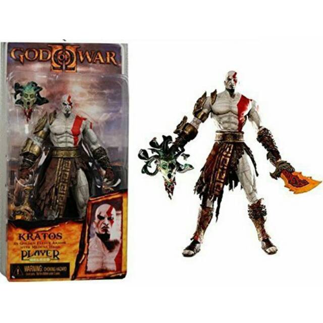 Neca Kratos God of War with Medusa Head Figure