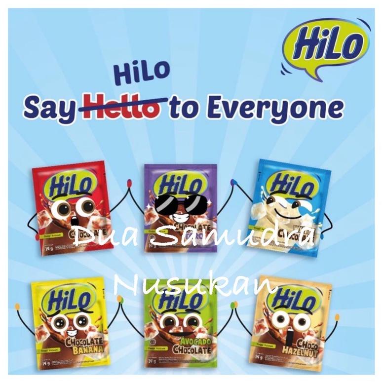 

[DISCOUNT J8T57] (E) Hilo Sachet All Variant 14 gram white /Banana/ Taro/ Avocado/ Coklat/Hazelnut Terupdate