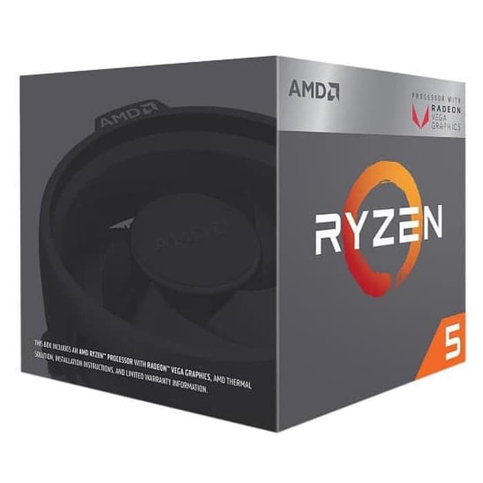 Processor AMD AM4 Ryzen 5 2400G Box Wraith Cooler Berkualitas Murah Berkualitas