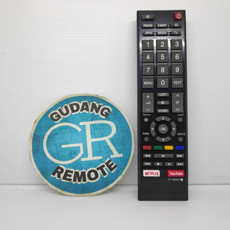 Remote remot TV toshiba LCD LED android smart TV CT 95007