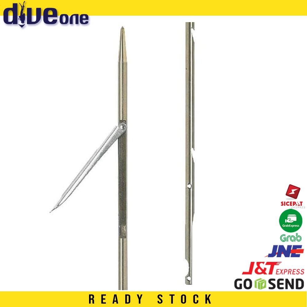 Salvimar tahitian shaft Speargun one barrb 6.5mm inox 17-4Ph 140cm