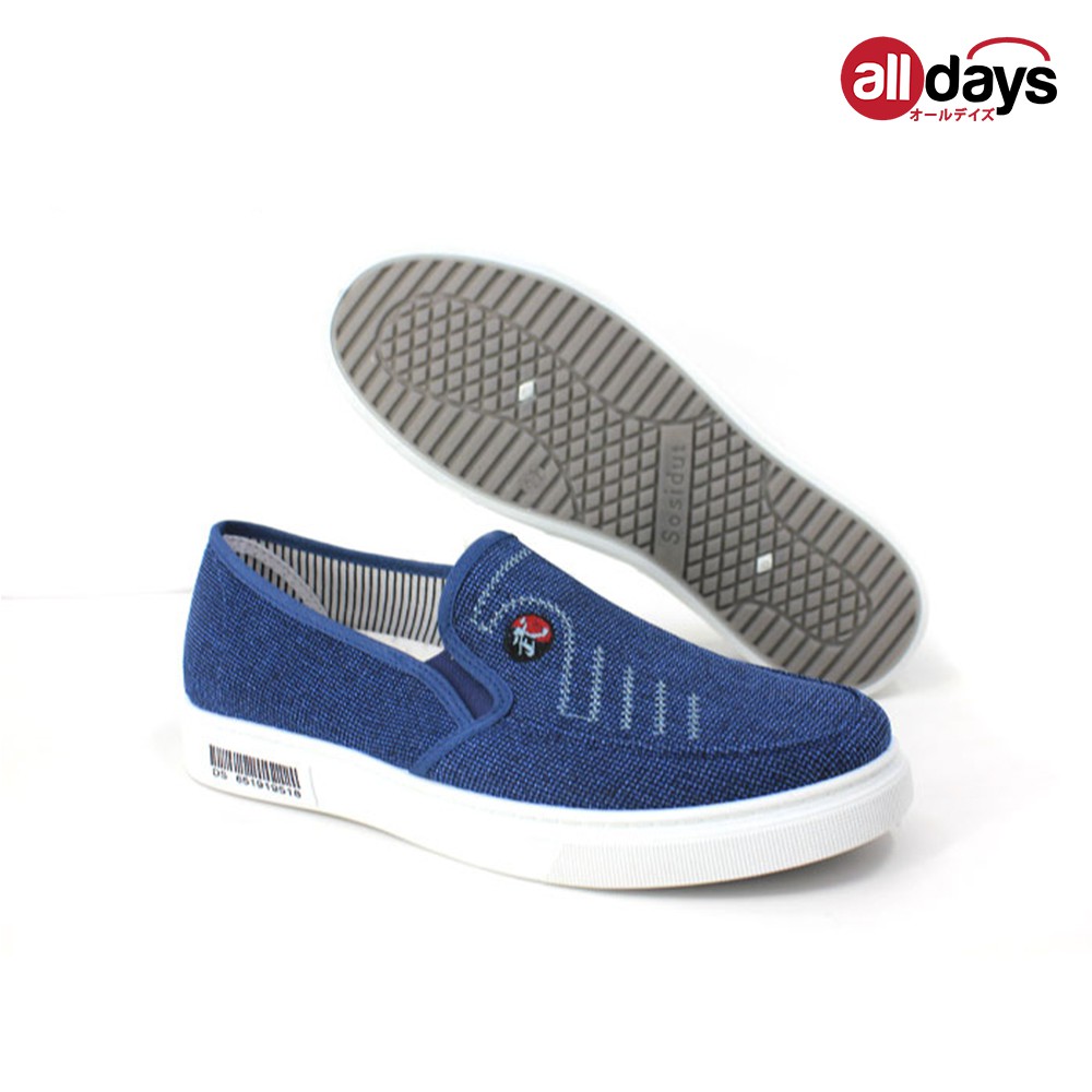 Faster Sepatu Sneakers Slip On Pria / Sepatu Kanvas Import Pria 1066 Size 39-43