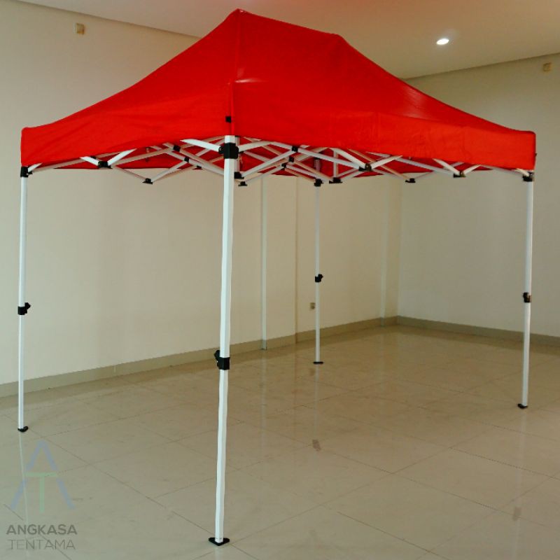 Jual Tenda Lipat Rangka Putih Portable Folding Tent 2x3 Meter | Shopee