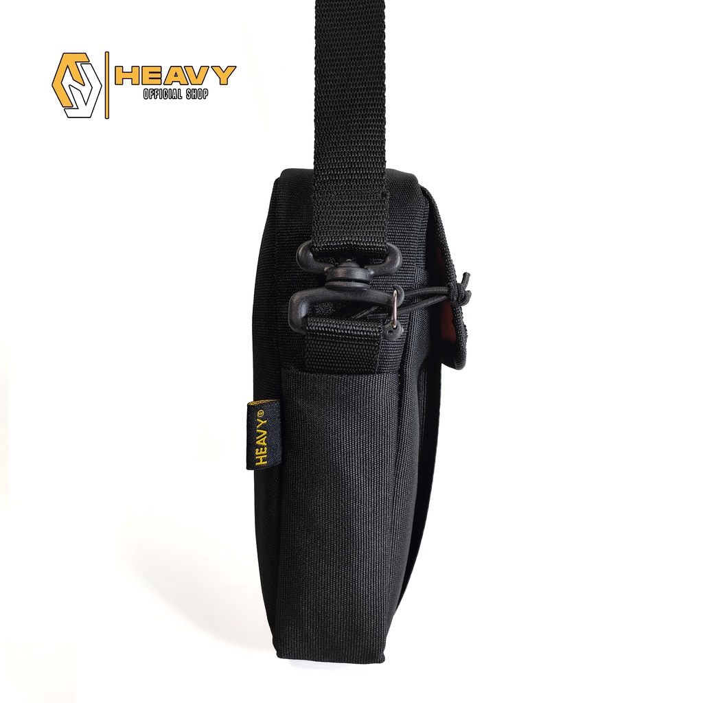 Slingbag Heavy Black Original - Tas Pria - Tas Selempang Pria Cross Body Bag Crowd