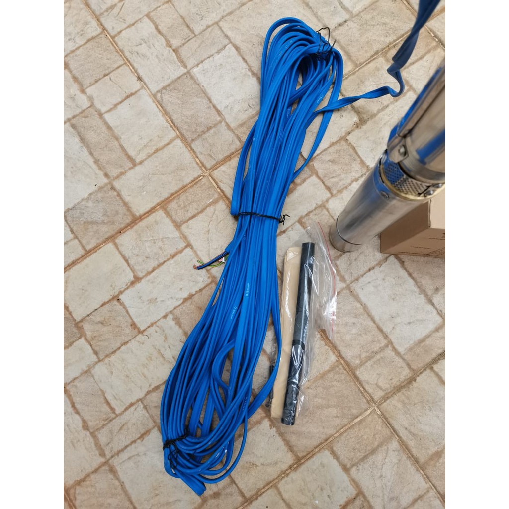 MAXPUMP 2.5SDM1.5/12 KABEL 25M Pompa Air Satelit Sumur Dalam 2.5Inch Pompa Submersible dengan kabel 25meter