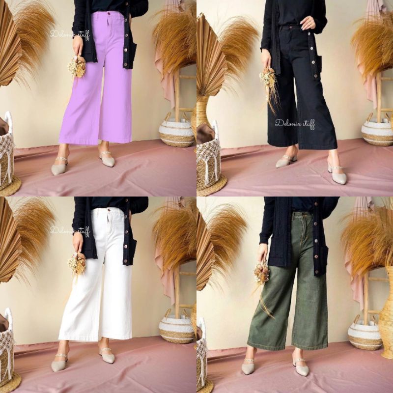 KULOT JEANS | CELANA KULOT | CELANA LINEN | KULOT PUTIH | CELANA JEANS