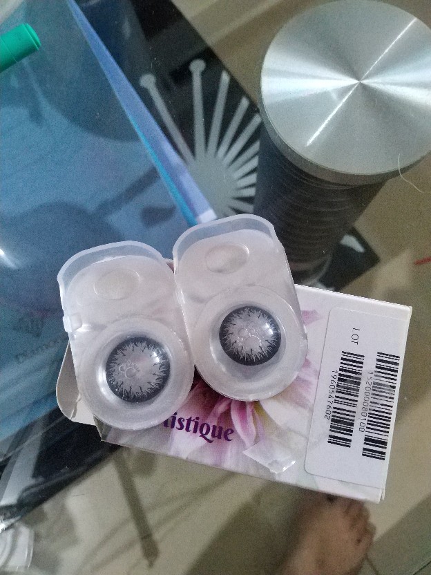 Softlens Mistique / Mystique Black And Grey 16mm