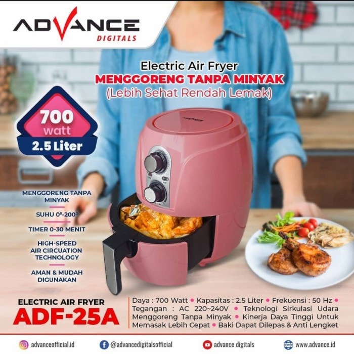 Advance Electric Air Fryer ADF-25A Pengoreng tanpa minyak ADF25A