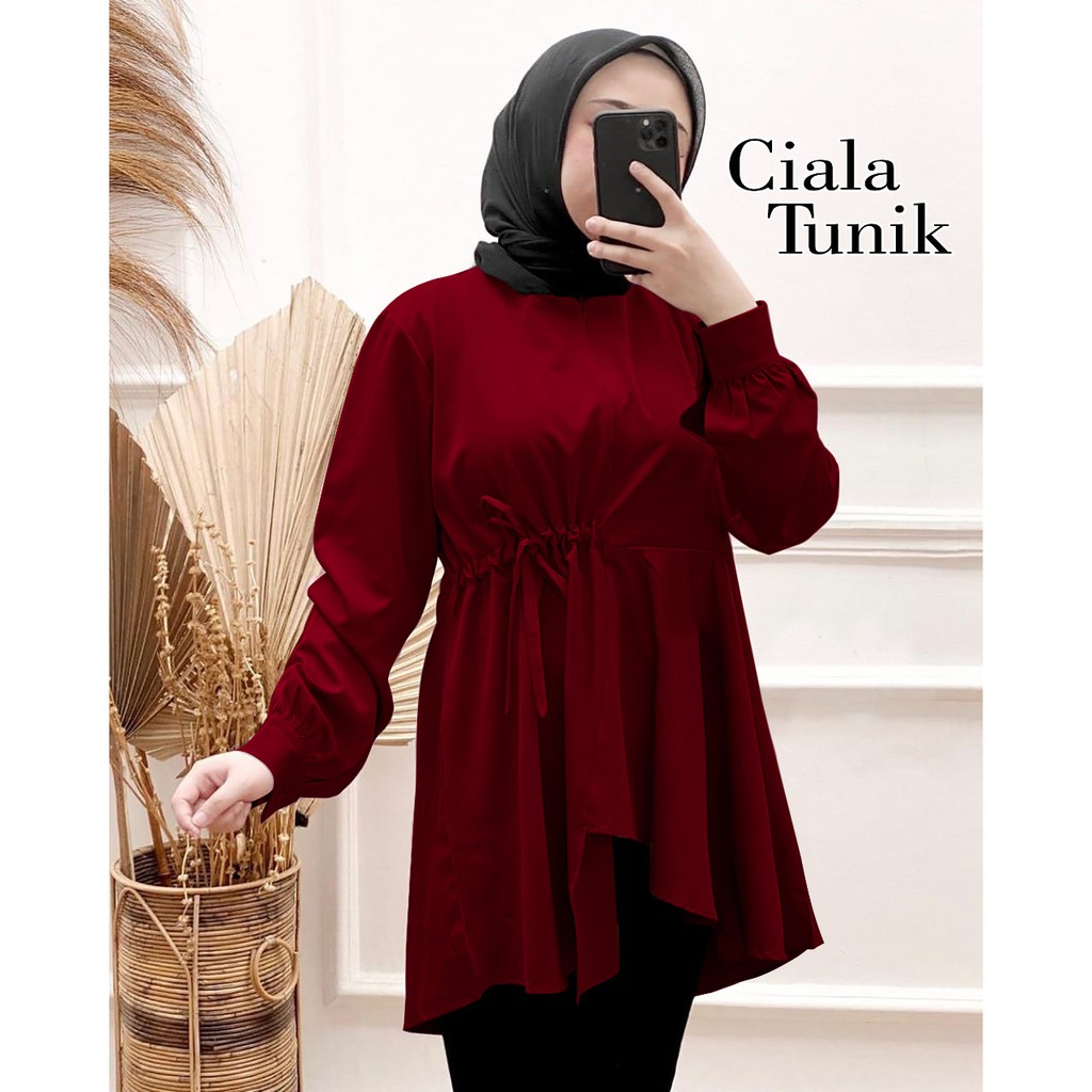 Tunik muslim terbaru / Ciala Tunik moscrepe premium VC