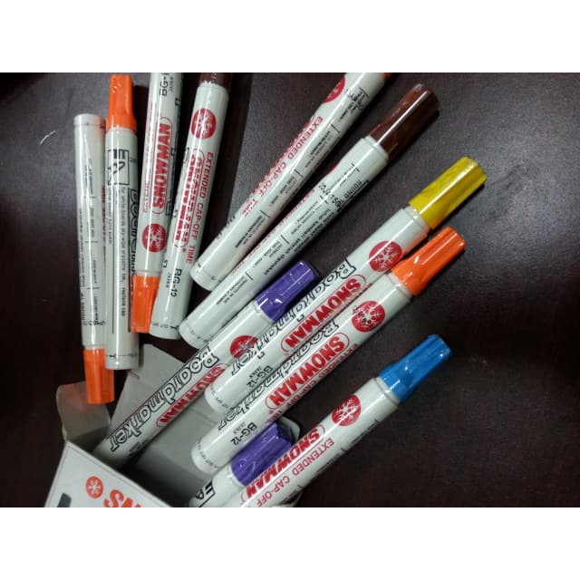 

Spidol whiteboard snowman warna warni dapat dihapus