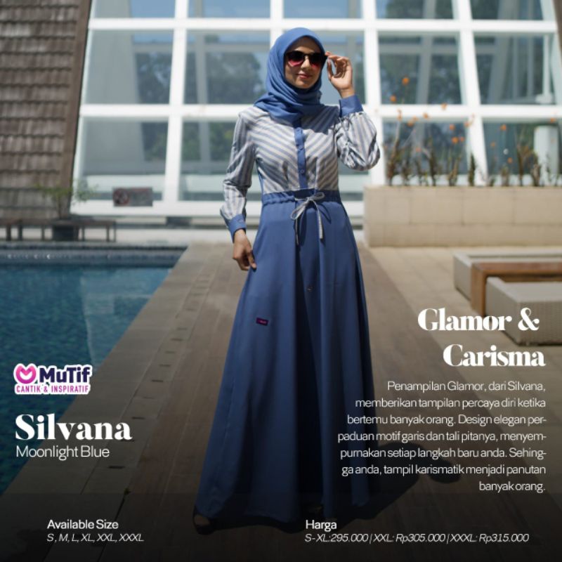 GAMIS MUTIF SILVANA TERBARU