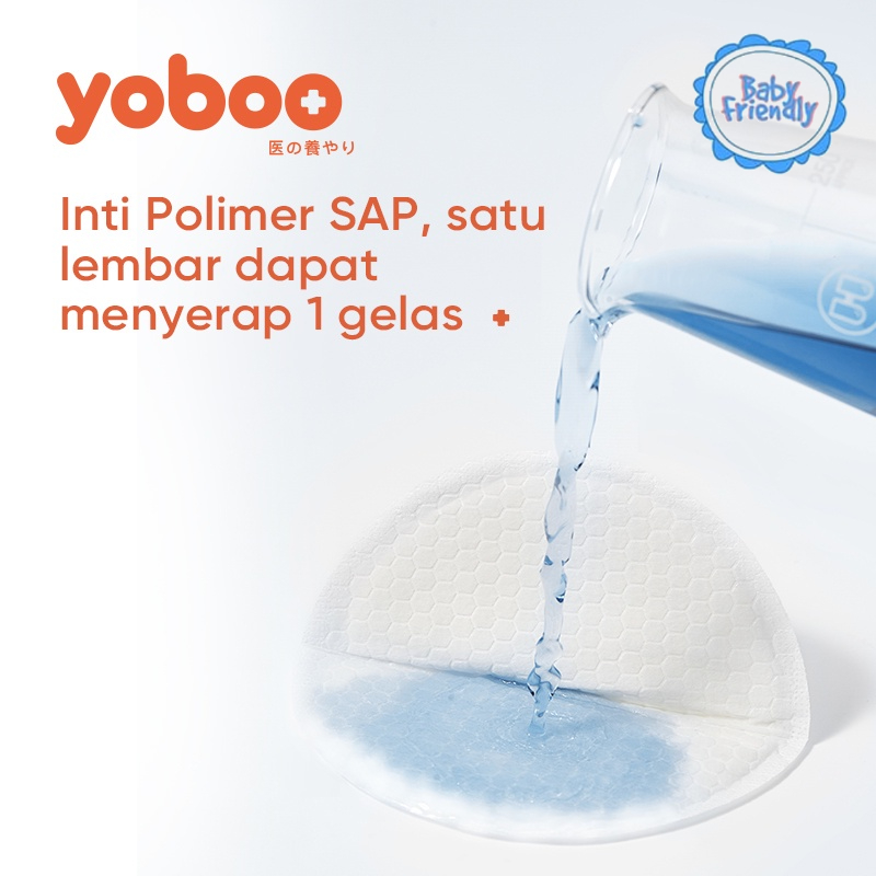 [Baby Friendly] YB-0006 Yoboo Breast Pad Penyerap ASI 30 Sheet / Pembalut Payudara untuk Ibu Menyusui