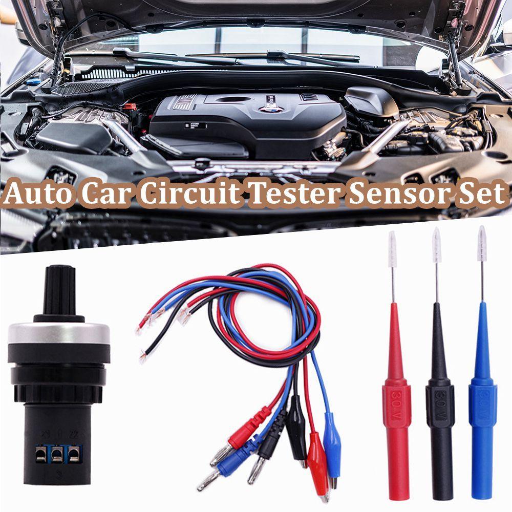 Populer Auto Car Circuit Tester Mudah Dioperasikan 12V Sinyal Tahanan Simulasi Alat Diagnostik Sirkuit Simulator Alat Diagnostik