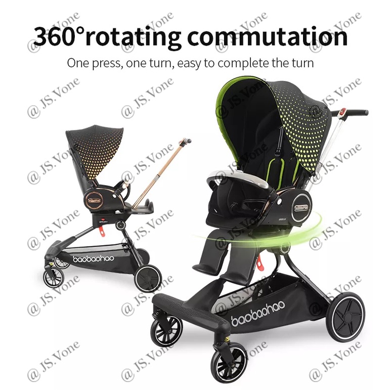 Magic Stroller Micro Trike Baby / Kereta Dorong Sepeda Anak Bayi Reversible 2 Dua Arah V9 Baobaohao