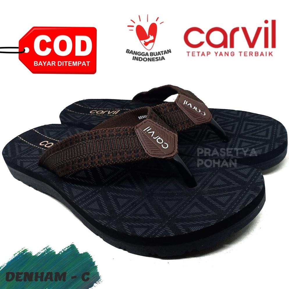 Sandal Pria Carvil Original Anti Air - Sendal Carvil Pria Original . , ..