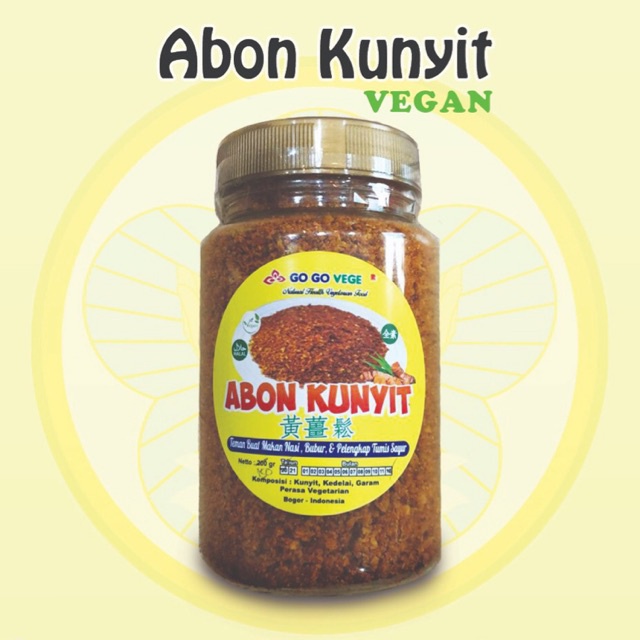 

Abon Kunyit Vegetarian Gogo Vege