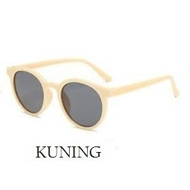 ⭐TasUnik88⭐ R178 Kacamata Wanita Pria Wanita Fashion Sunglasses Eyewear Frame Model Korea-KUNING