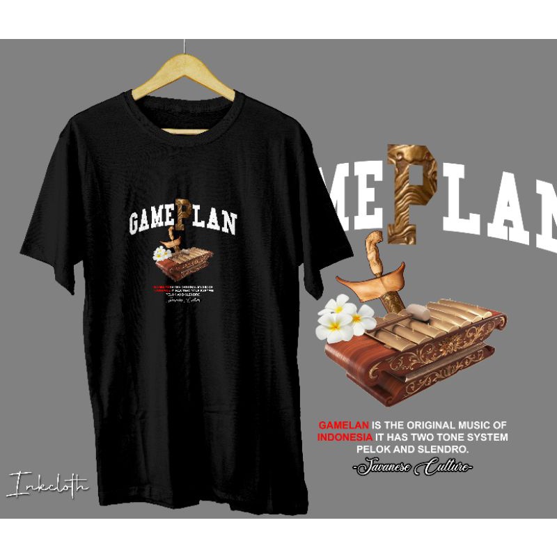 KAOS JAWA/ KAOS GAMELAN/ JAVA CULTURE 100% Cotton combed 24s (TEBAL & HALUS)