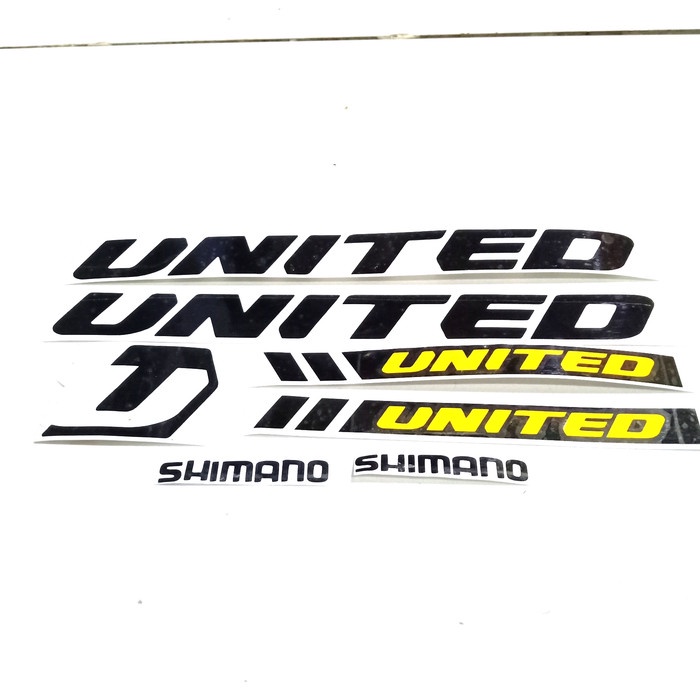 TERLARIS stiker sepeda united MTB folding bike sepeda lipat cutting stikcer