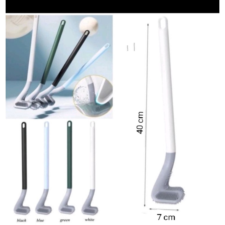 sikat toilet kloset golf brush silikon lembut