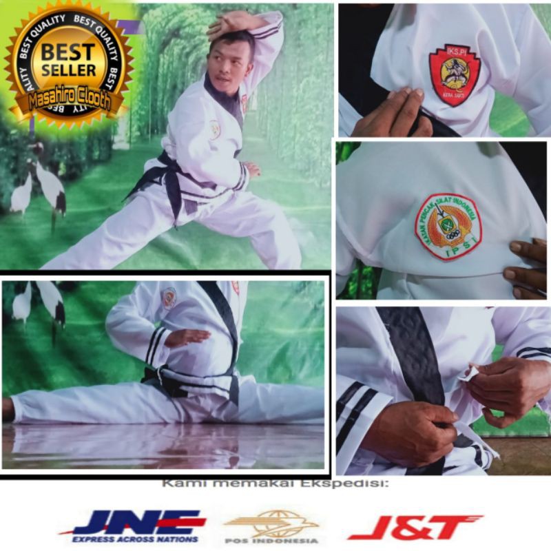Paket Lengkap Seragam Silat IKSPI Kerasakti + Sabuk - Ready Stock TERLARIS SERAGAM SISWA  IKSPI KERA
