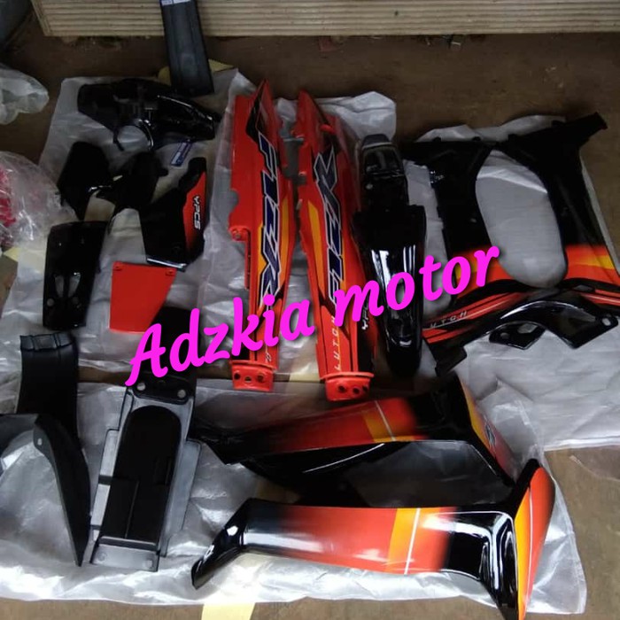 cover body fizr f1zr full body kasar Alus hitam Oren 2003 2004