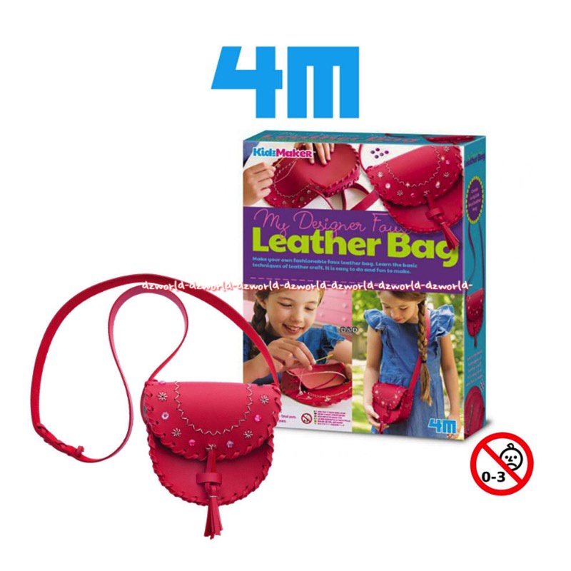 4M My Designer Fawless Leather Bag Kidsmaker Kreasi Membuat Tas Kulit Sendiri Untuk Anak Mydesigner for Bags