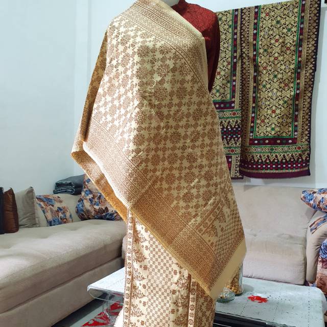 SONGKET PALEMBANG LEPUS TEMBAGA