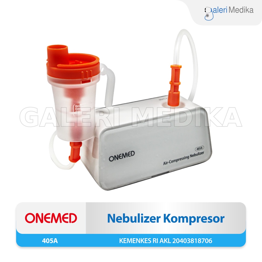 Nebulizer Onemed 405A / 405 A / 405-A Compressor Nebuliser - Alat Uap