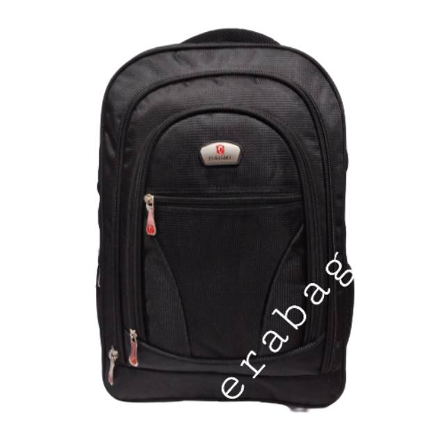 Tas Ransel POLO ACE Backpack Laptop 9046 Hitam