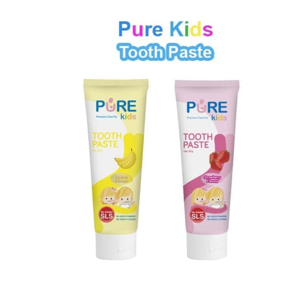 Pure Kids Toothpaste / Pasta Gigi Bayi / Odol Bayi / Odol Anak - JB