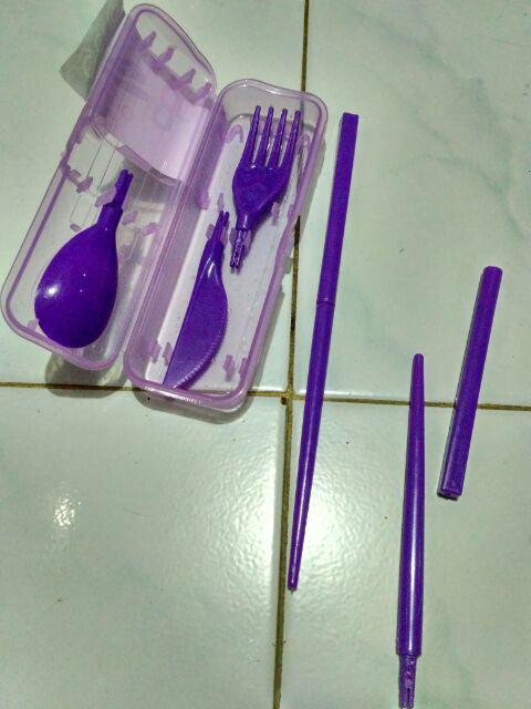 Clio - Cleo Plastic Cultery Set - Perlengkapan Makan Plastik Clio - Cleo