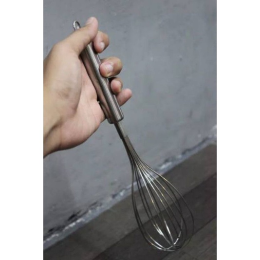 PENGOCOK TELUR BALON UDARA STAINLESS STEEL KOCOKAN ADONAN KUE BESAR
