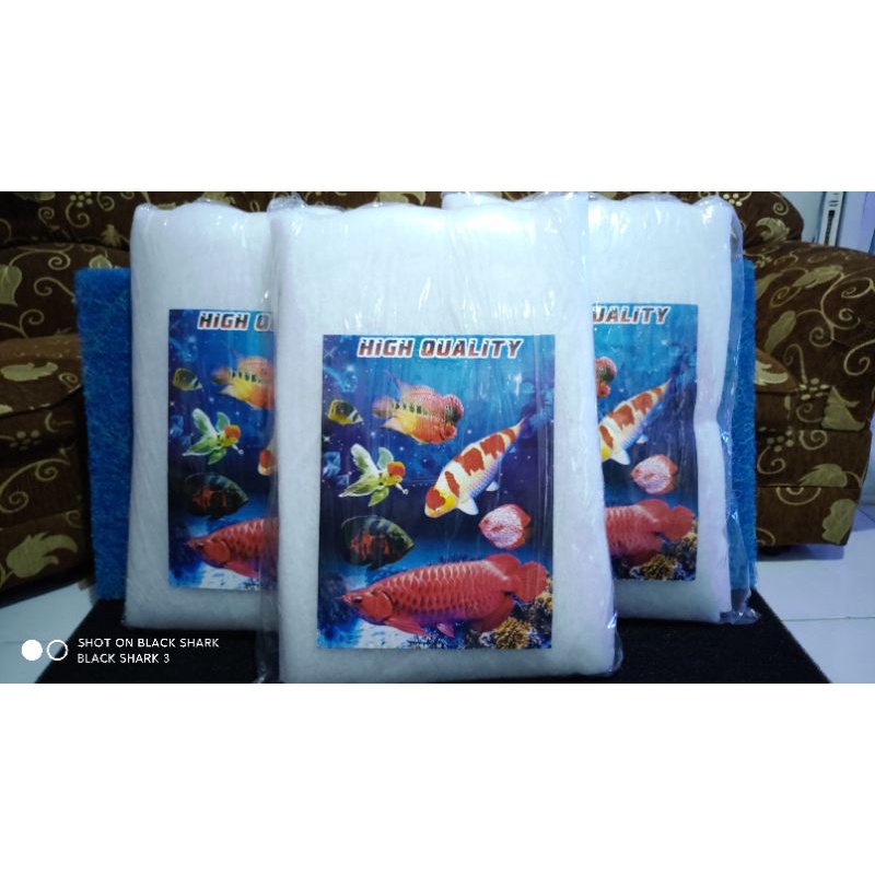 Kapas Filter ukuran Besar / Busa Dakron Filter Kolam Aquarium