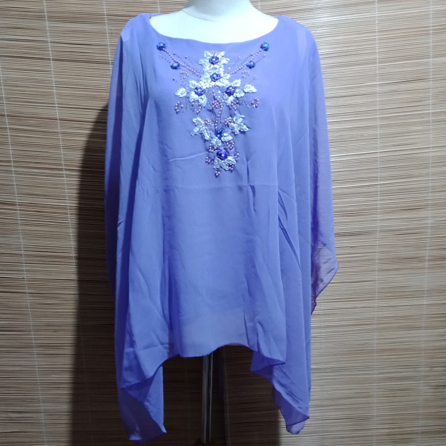 Blouse sifon kelelawar mute