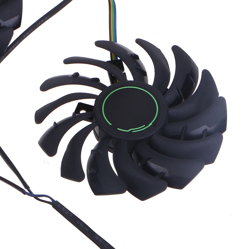 Bt 2x GPU 87MM 4pin Cooling Fan Untuk Kipas Pendingin Kartu Grafis MSI RX580 RX470 RX480