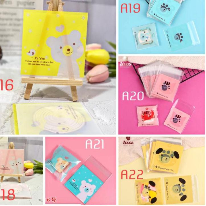

[Viral⭐] BH#023s Plastik cookies 10x10 cocok buat isi permen/ cookies isi 100pcs.TY.31 trims.ya..