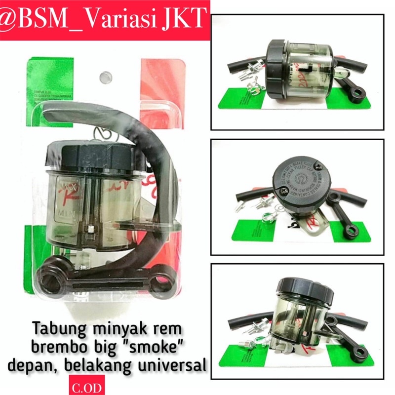 HOT SALE TABUNG MINYAK REM SMOKE TABUNG MASTER REM SMOKE TABUNG BOTOL MINYAK REM JUMBO TABUNG SMOKE PROMO TABUNG SMOKE UNIVERSAL